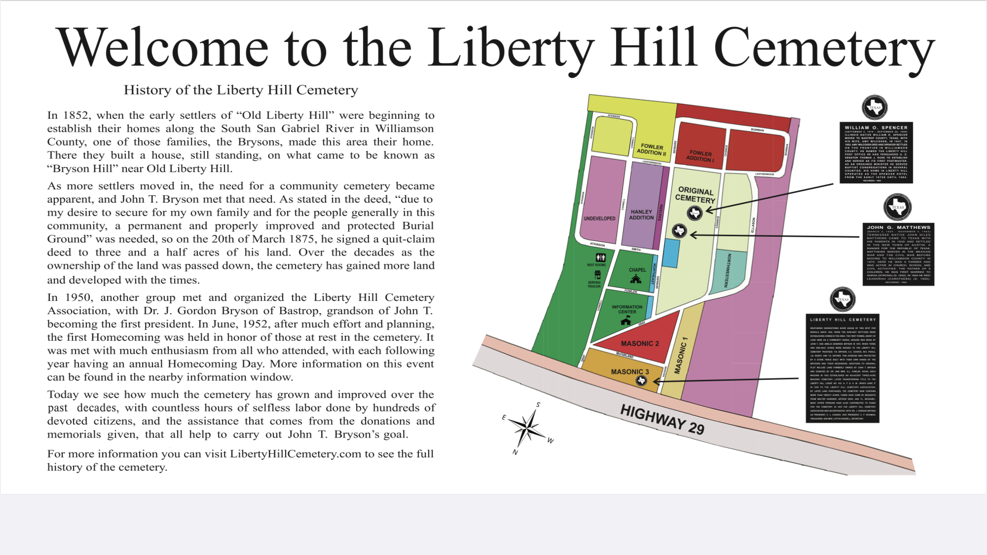 Cemetery Map to include Division Name